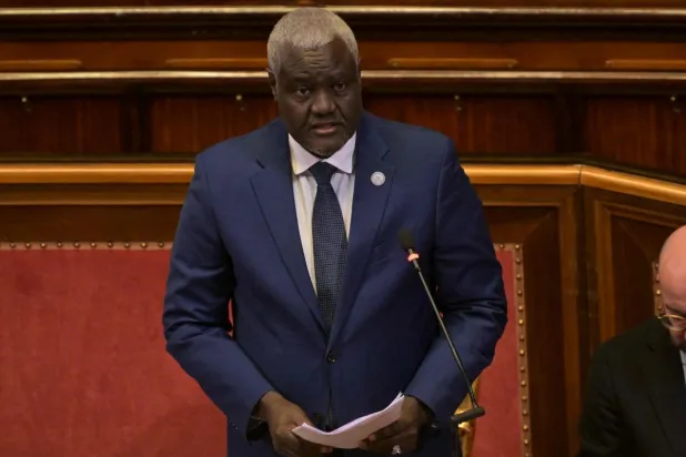  رئيس مفوضية الاتحاد الأفريقي موسى فقي محمد (أ.ف.ب)