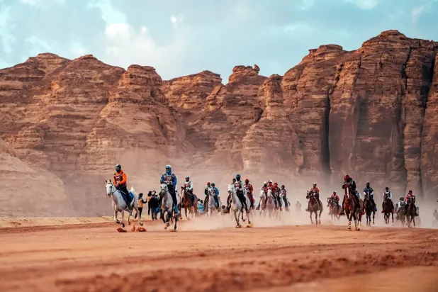 نحو 200 فارس وفارسة سيشاركون في البطولة (واس)