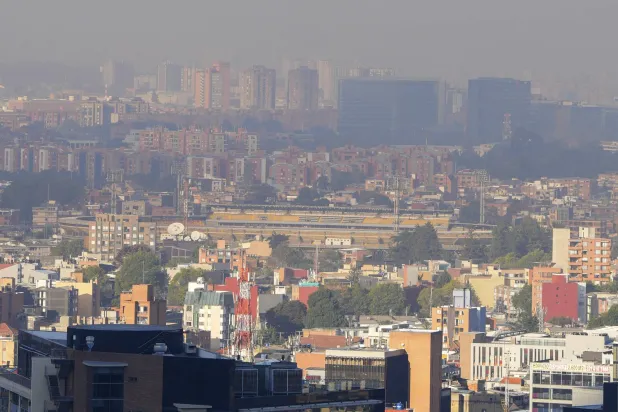 العاصمة الكولومبية بوغوتا (أ.ب)