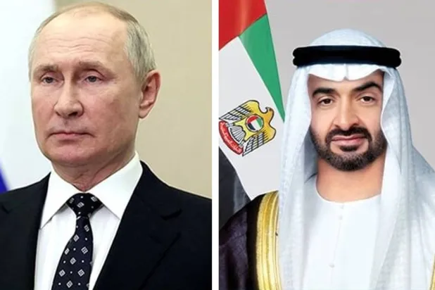 امارات اور روس کا دو طرفہ تعلقات اور یوکرائنی بحران پر تبادلہ خیال