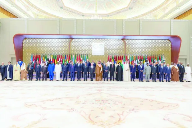 سعودی عرب نے گزشتہ نومبر میں ریاض میں عرب اور مسلم رہنماؤں کی تقریباً مکمل موجودگی کے ساتھ "غیر معمولی مشترکہ عرب اسلامی سربراہی اجلاس" کی میزبانی کی (واس)