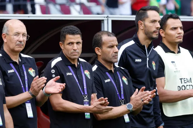 تجاوز عموتة الضغوط وتحول إلى بطل في منتخب الأردن (أ.ف.ب)