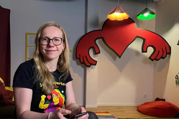 ألين غرو تؤكد نموّ التطبيق في السويد (أ.ف.ب)