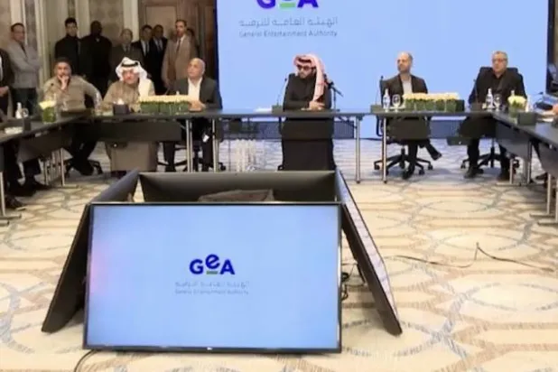 ترکی آل شیخ مصر میں پریس کانفرنس کے دوران (انٹرٹینمنٹ اتھارٹی)