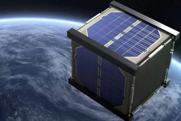 صورة تخيلية نشرتها جامعة كيوتو للقمر الاصطناعي الخشبي الجديد