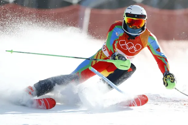 «كأس سنو بلاست السعودية» ستشهد عروضاً للتزلج الحر من أبطال أولمبيين (رويترز)