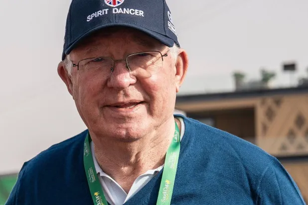 إطلالة أليكس فيرغسون في ميدان الملك عبد العزيز للفروسية (كأس السعودية)