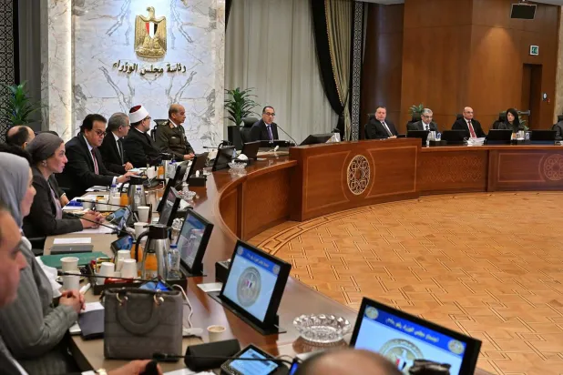 من اجتماع مجلس الوزراء المصري (صفحة الحكومة على فيسبوك)