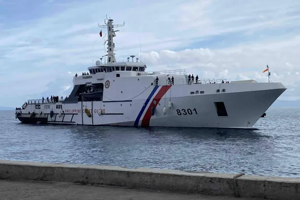 سفينة تتبع حرس السواحل بالفلبين (صفحة حرس السواحل الفلبيني على فيسبوك)