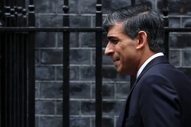 رئيس الوزراء البريطاني ريشي سوناك (أ.ف.ب)