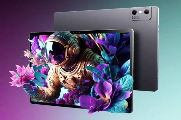 جهاز لوحي بشاشة «تجسيمية»