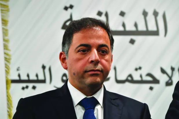 حاكم مصرف لبنان بالإنابة وسيم منصوري (الشرق الأوسط)