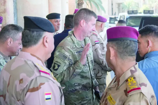 الحوار العسكري بين واشنطن وبغداد حول مستقبل التحالف بدأ مطلع يناير الماضي (أ.ب)