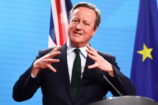 وزير الخارجية البريطاني ديفيد كاميرون (إ.ب.أ)