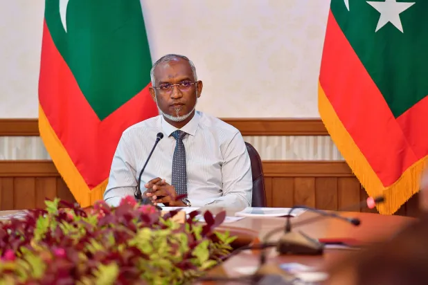 رئيس المالديف محمد مويزو (إ.ب.أ)