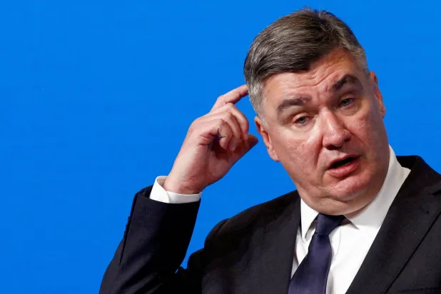 الرئيس الكرواتي زوران ميلانوفيتش (رويترز)