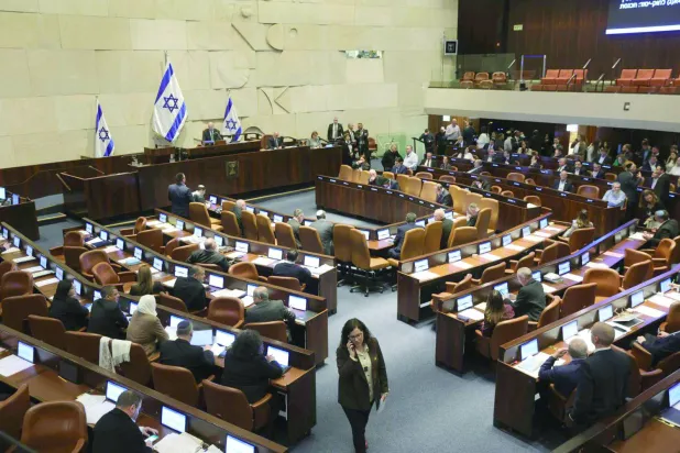 
الكنيست الإسرائيلي (إ.ب.أ)