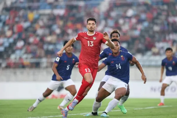 المنتخب السوري تعادل مع منتخب ميانمار (الاتحاد السوري)