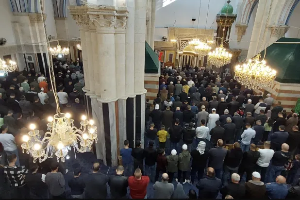 من داخل الحرم الإبراهيمي (الصفحة الرسمية للحرم الإبراهيمي الشريف على فيسبوك)