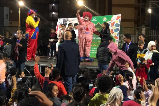 فقرة من السيرك بليالي «أهلاً رمضان» في العاصمة الإدارية (وزارة الثقافة المصرية)