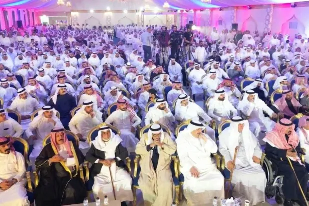 Election rally for one of the candidates in Kuwait’s 2024 National Assembly elections 