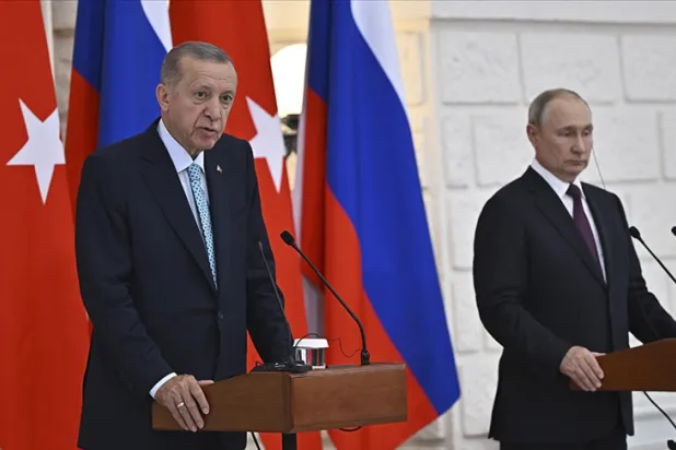 Cumhurbaşkanı Erdoğan'dan Rusya Devlet Başkanı Putin'e taziye telefonu
