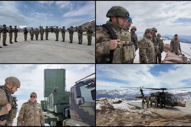 Kara Kuvvetleri Komutanı Orgeneral Bayraktaroğlu, Irak sınırındaki birlikleri denetledi