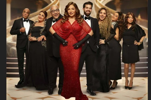 الملصق الدعائي لمسرحية «الصندوق الأحمر» (الشركة المنتجة)