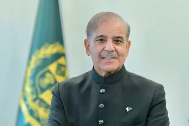 محمد شهباز شريف رئيس الوزراء الباكستاني (سفارة إسلام آباد بالرياض)