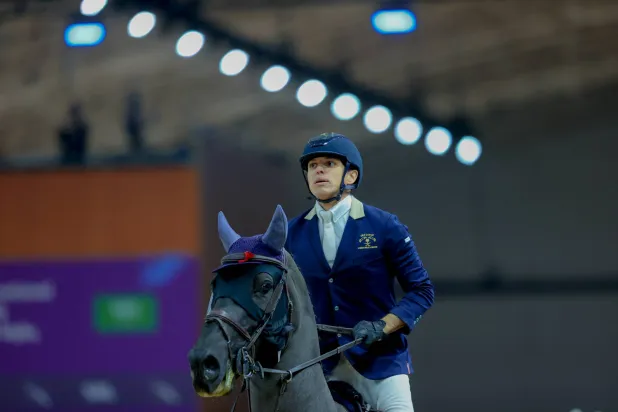 السعودي الشربتلي ضمن الفرسان المشاركين في البطولة (الشرق الأوسط)