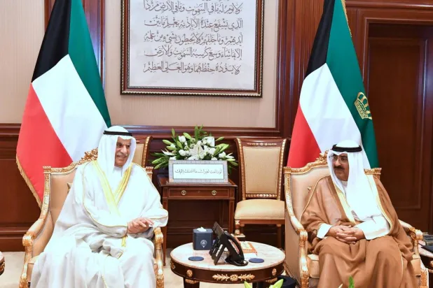 The Kuwaiti Emir met on Sunday former National Assembly Speaker Ahmad Al-Sadoun. KUNA