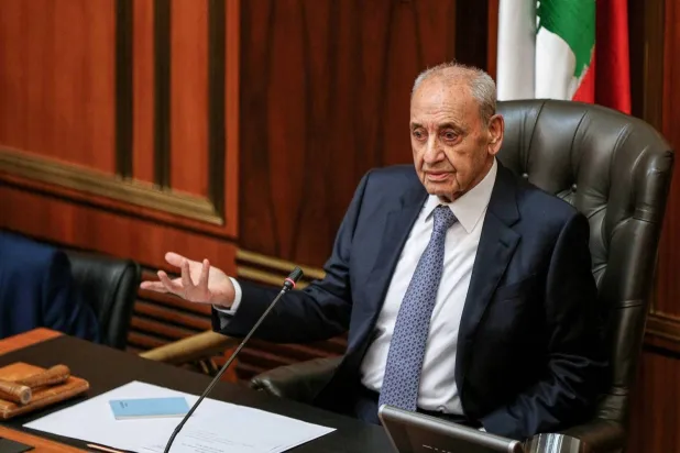 Lebanese Speaker Nabih Berri. dpa