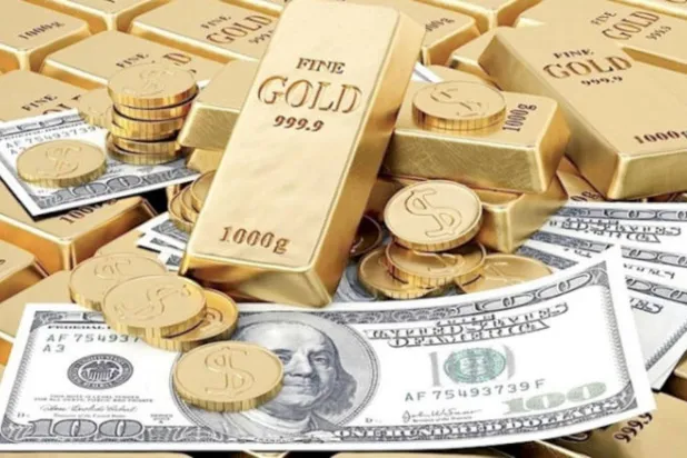 دولارات وسبائك ذهب (رويترز)
