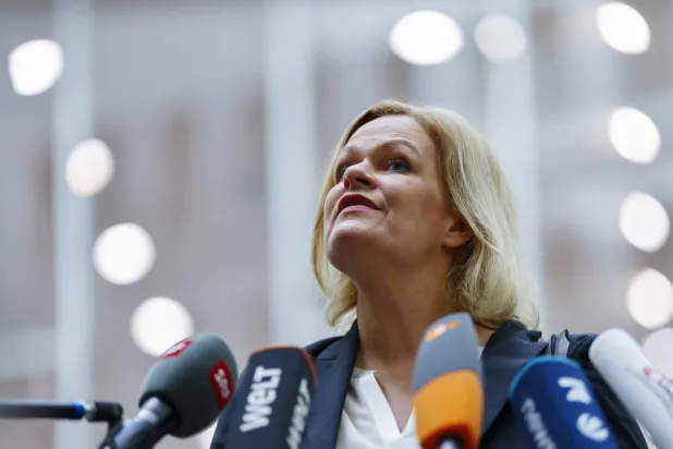 Geman Federal Minister of the Interior Nancy Faeser (AFP)