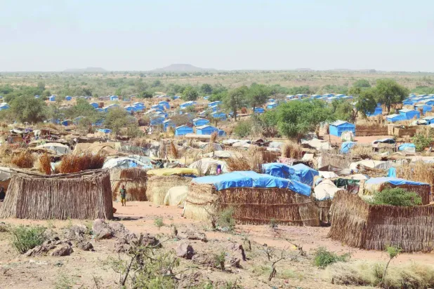 A camp for Sudanese refugees in Adre, Chad (AFP)