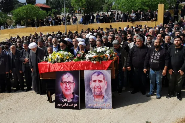 Mohammad Surour’s funeral procession in Lebanon (NNA)

