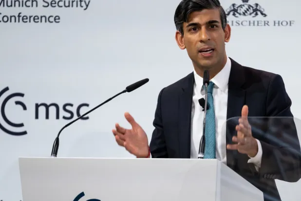 رئيس وزراء بريطانيا ريشي سوناك (د.ب.أ)