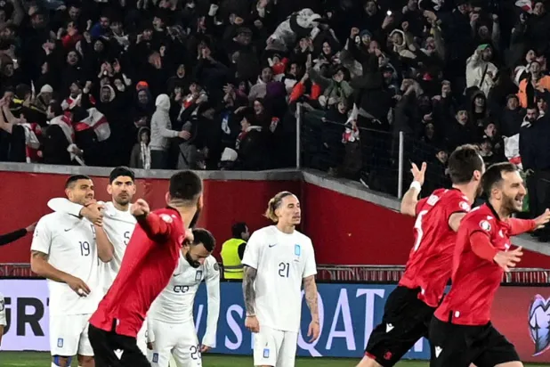 جورجيا قدمت مستوى لافتاً في التصفيات التأهيلية لليورو (غيتي )
