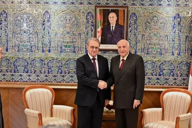 وزير خارجية الجزائر مع المبعوث الخاص للرئيس الروسي (الخارجية الجزائرية)