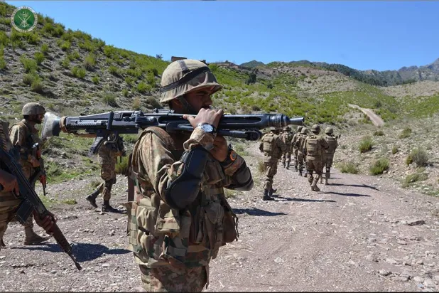 قوات الجيش الباكستاني في مناطق العمليات بالمنطقة الباكستانية - الأفغانية ( الجناح الإعلامي للجيش الباكستاني)