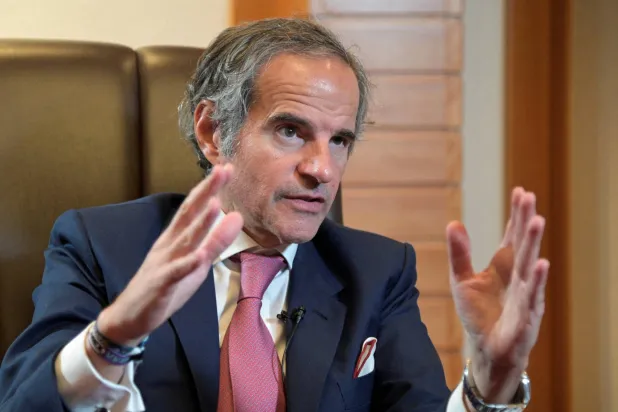 المدير العام للوكالة الدولية للطاقة الذرية رافائيل غروسي (رويترز)