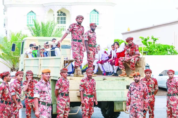 توقعات باستمرار الحالة الجوية وهطول أمطار غزيرة اليوم الثلاثاء (العمانية)