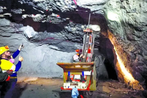 أحد المواقع التعدينية في السعودية (واس)