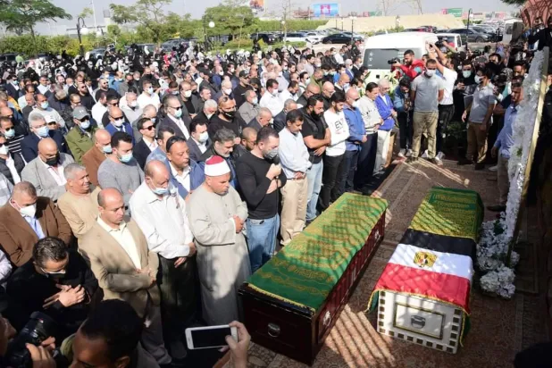 جنازة الفنانة سهير البابلي (الشرق الأوسط)