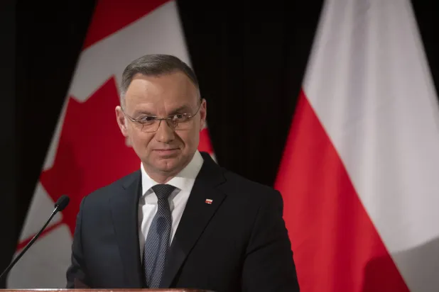 الرئيس البولندي أندريه دودا (أ.ب)