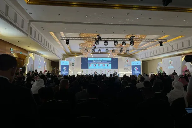 جانب من اجتماعات البنك الإسلامي للتنمية في الرياض (الشرق الأوسط)