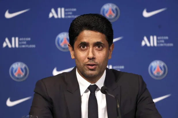 ناصر الخليفي رئيس باريس سان جيرمان (غيتي)