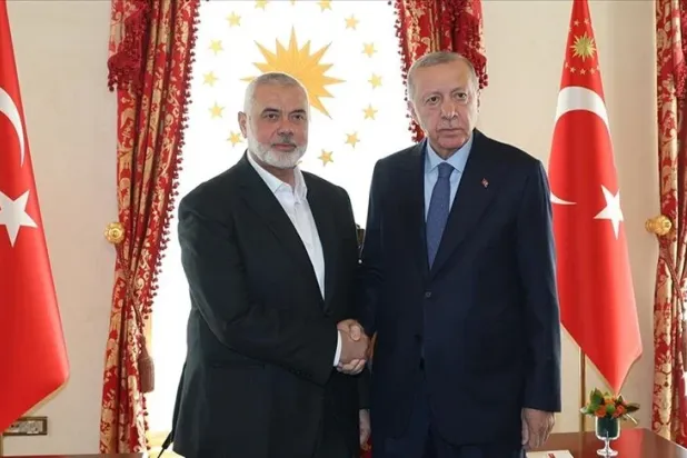 Cumhurbaşkanı Erdoğan, Hamas Siyasi Büro Başkanı İsmail Heniyye ile görüştü