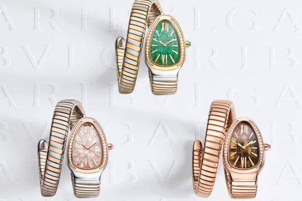 جسّد المعماري الياباني الفصول الأربعة معتمداً على الأحجار الكريمة والملونة التي تتوفر عليها الدار الإيطالية وتعتمد عليها في مجوهراتها (بولغري)