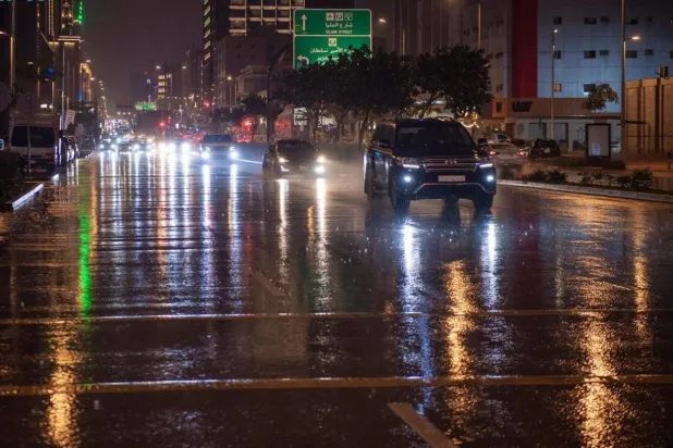 على صعيد إجمالي هطول الأمطار أوضحت محاكاة النماذج المناخية أنه سيزداد في معظم أنحاء المملكة (واس)